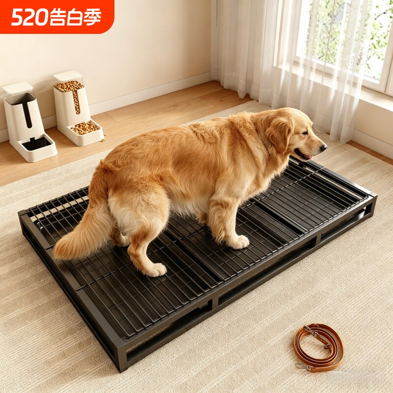 狗厕所中型犬专用特大号狗粪便自动清理狗狗防踩屎尿盆用品超大号