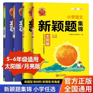 任选王朝霞新颖题集锦太阳版 小学升初中锦知识点应用题 月亮版 语文数学小学生56五六年级学霸习题册阅读理解人教版