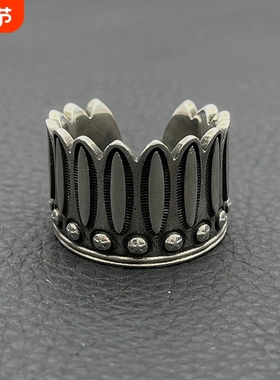 ODEK高级感复古印第安戒指codysanderson经典星星指环男士刻字