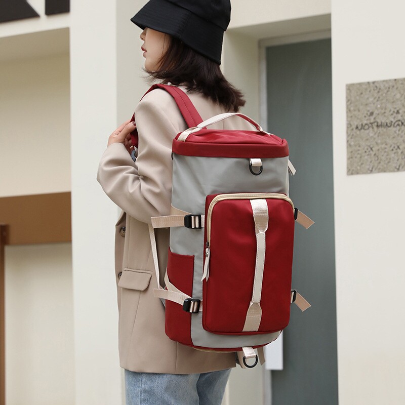 大容量旅行包2025手提双肩包干湿分离运动健身包户外收纳行李包