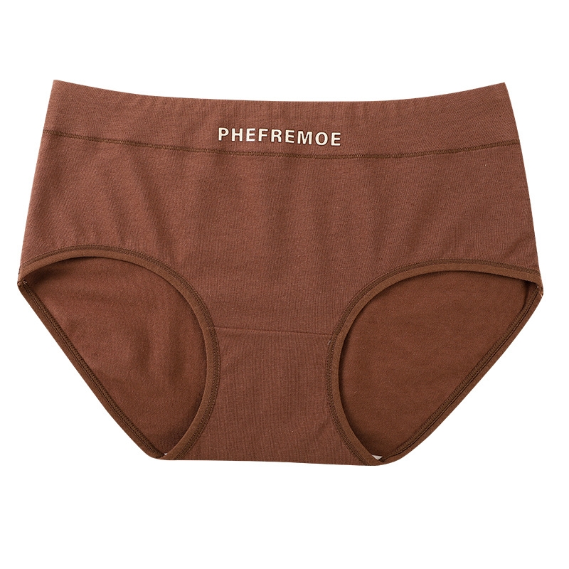 纯棉女士内裤全棉抗菌裆少女生中腰无痕运动新款大码夏季透气短裤