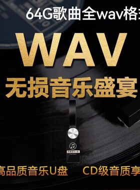 真无损WAV音乐u盘高音质经典歌曲