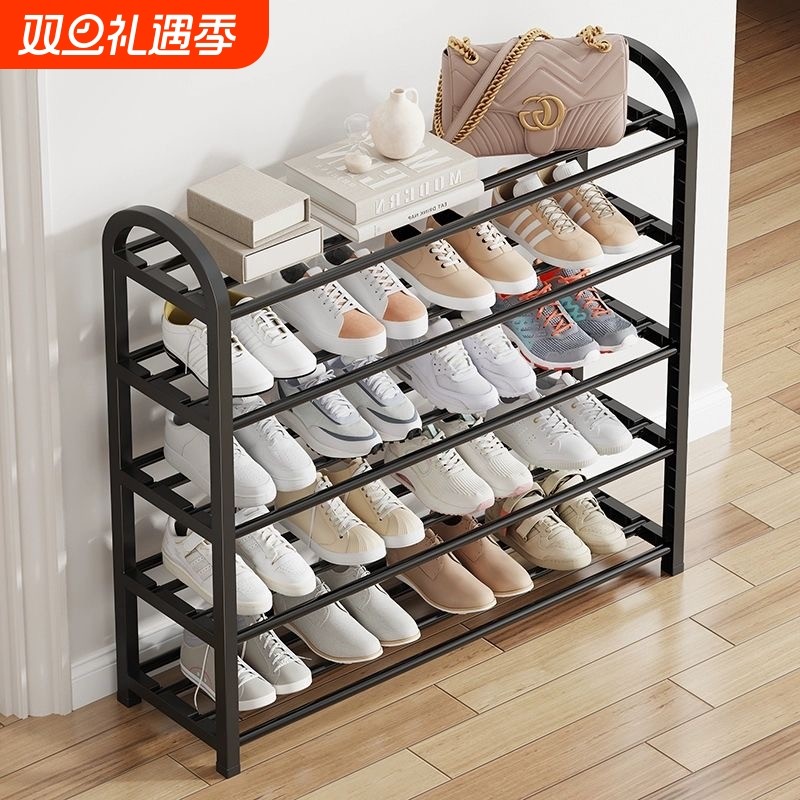 家用鞋架子门口多层简易鞋柜出租房学生宿舍收纳箱置物架免安装