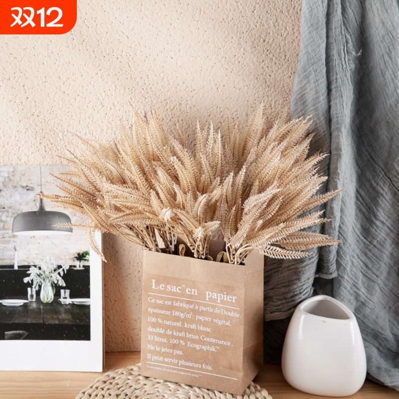 假花本间兔尾草枝把束INS风仿真花家居装饰婚庆YC1090