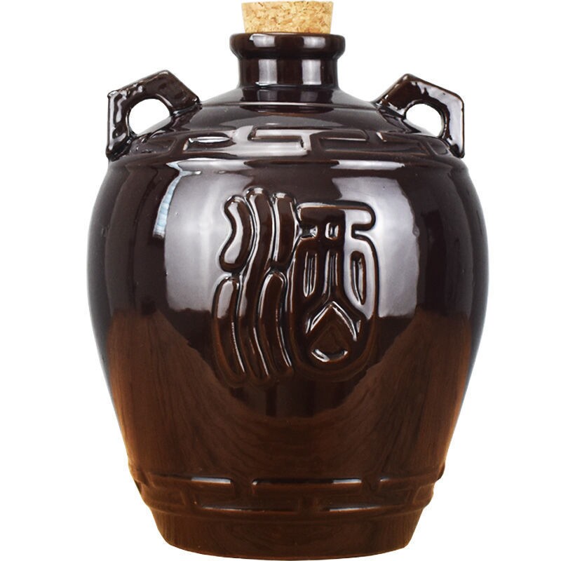 土陶陶瓷酒坛子仿古手工酒瓶酒壶一斤2斤3斤5斤装家用窖藏密封坛