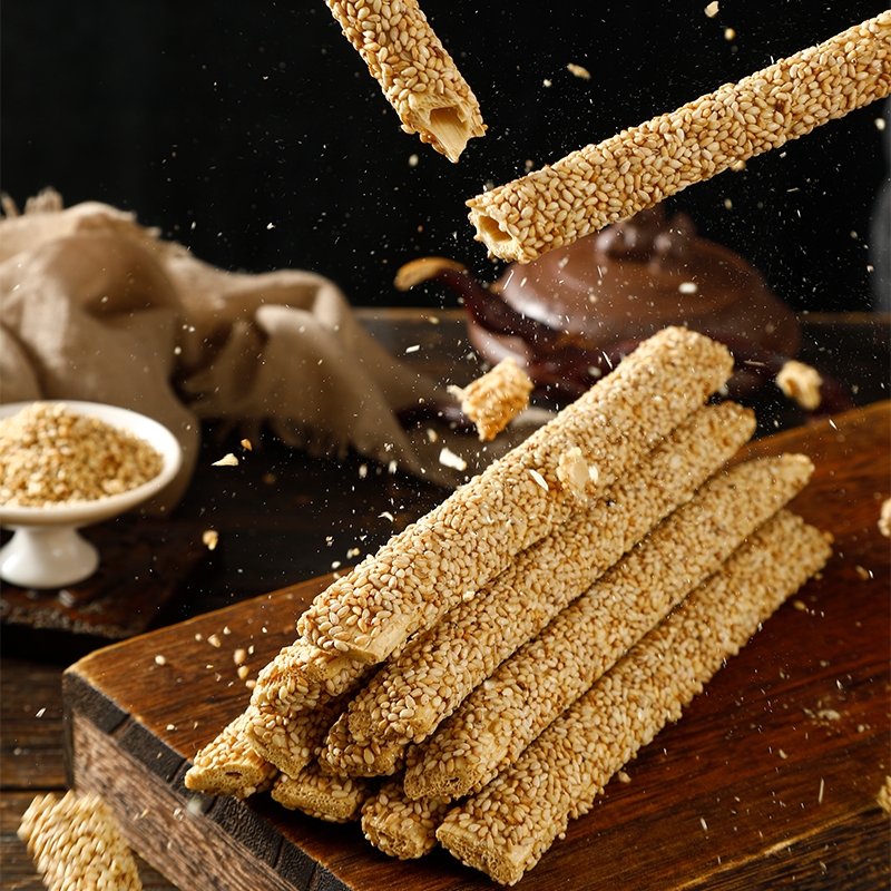 殊圣斋慕凡芝麻糖香酥化渣不粘牙