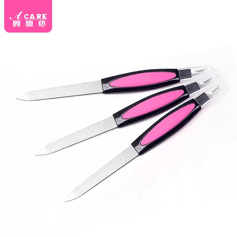 指甲锉/不锈钢BB1SQ0-美甲工具修护理盖锉条刀打磨指甲甲面双