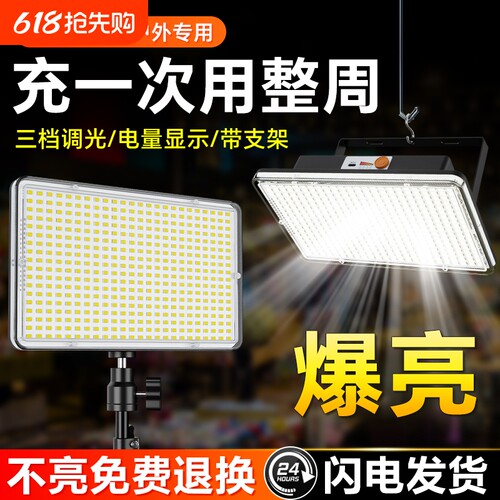摆摊夜市灯充电照明灯地摊led灯超亮户外可移动式应急户外露营灯
