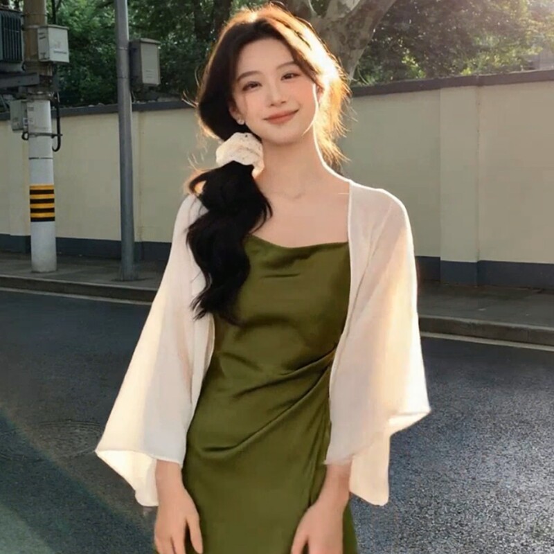 新中式披肩外搭女2026新款披风斗篷空调披肩女夏薄款外搭配旗袍