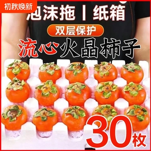 山西正宗火晶柿子30枚