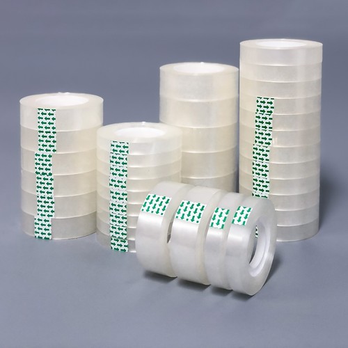 透明胶带小卷胶条交代学生用宽胶纸细窄玻璃强力交带切割器封口文具小号胶布错题手撕可粘字批发手工修补粘贴