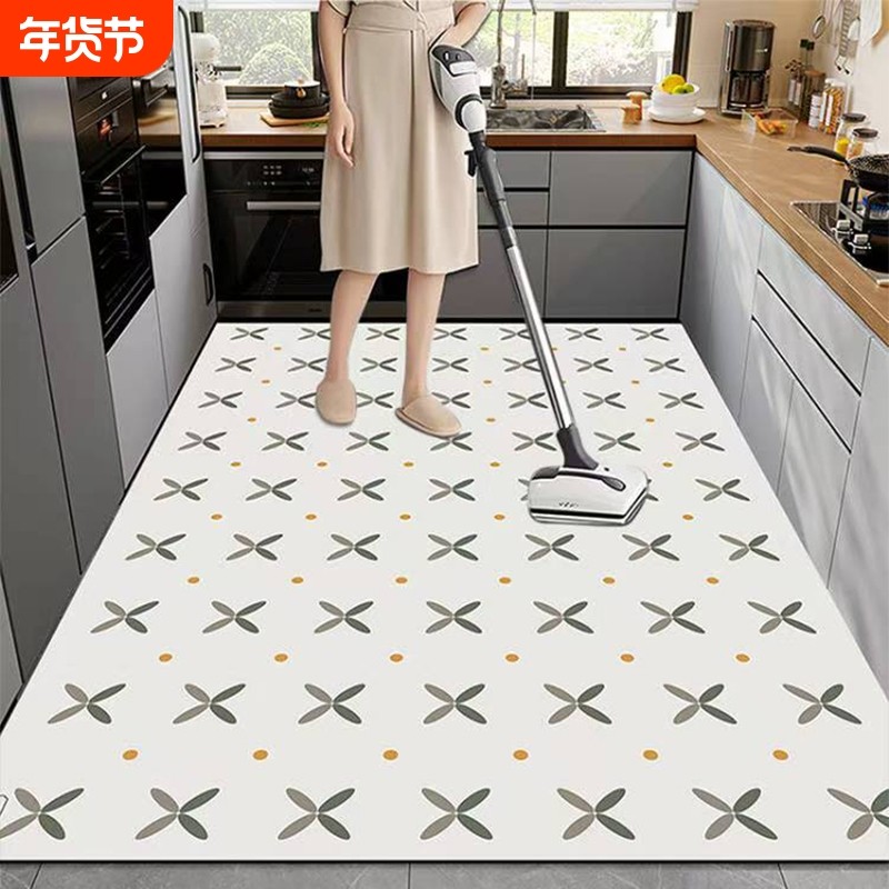 硅藻泥厨房地垫防滑防油专用可擦免洗耐脏地毯吸水垫入户吸油地面,居家布艺,厨房地垫,淘宝优惠券,粉丝福利购,淘宝优惠卷