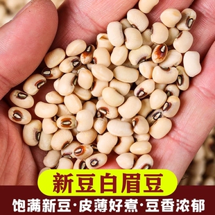 白眉豆农家自产芸豆白眉豆米豆饭豆白豆熬粥煲汤杂粮打豆浆豆奶