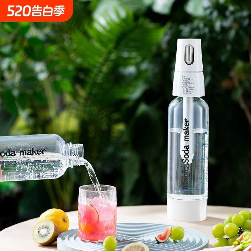 苏打水机家用便携式气泡水机奶茶店商用DIY自制碳酸饮料小打汽机