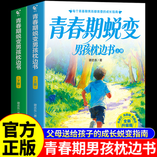 成长手册青少年性教育书籍适合男孩子看 官方正版 父母送给青春期儿子 青春期男孩枕边书 书A 青春期男孩蜕变枕边书上下全套2册
