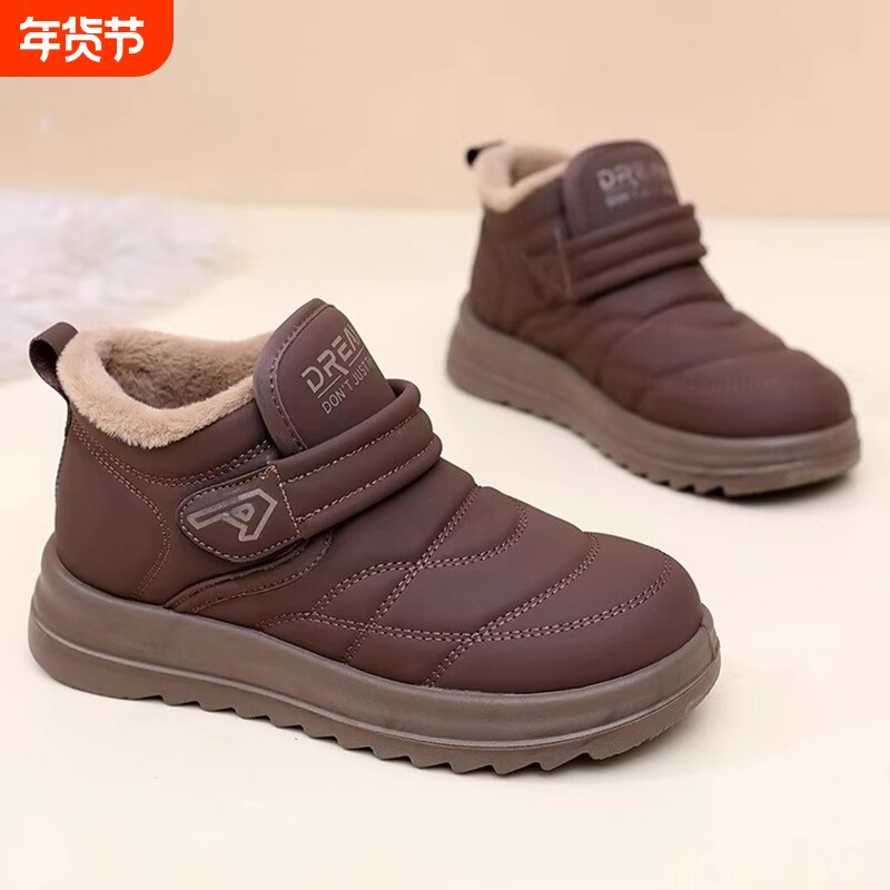 回力鞋子女鞋冬季时尚防滑加绒保暖妈妈棉鞋女士雪地靴女2025新款