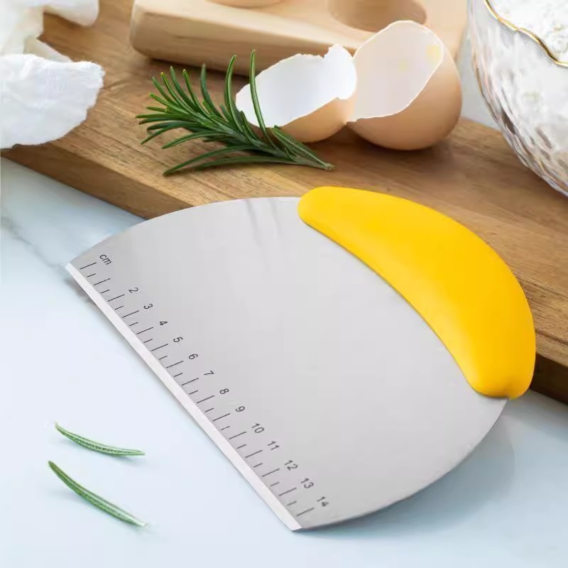 切雪花酥切面切面刀不锈钢带刻度