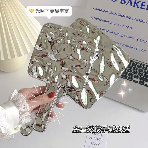 ins风网红复古手持化妆镜