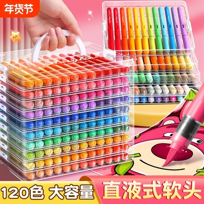 高颜值直液式丙烯马克笔美术专用