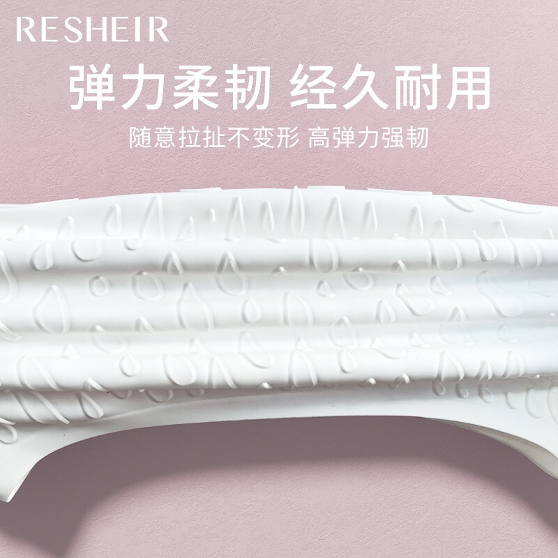 厂家直销瑞汐尔硅胶泳帽女时尚防水游泳帽加大舒适不勒头长发护耳图片