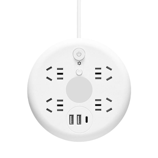 牛家用可收纳线插座多功能插板学生宿舍多孔USB插板插排拖接线板