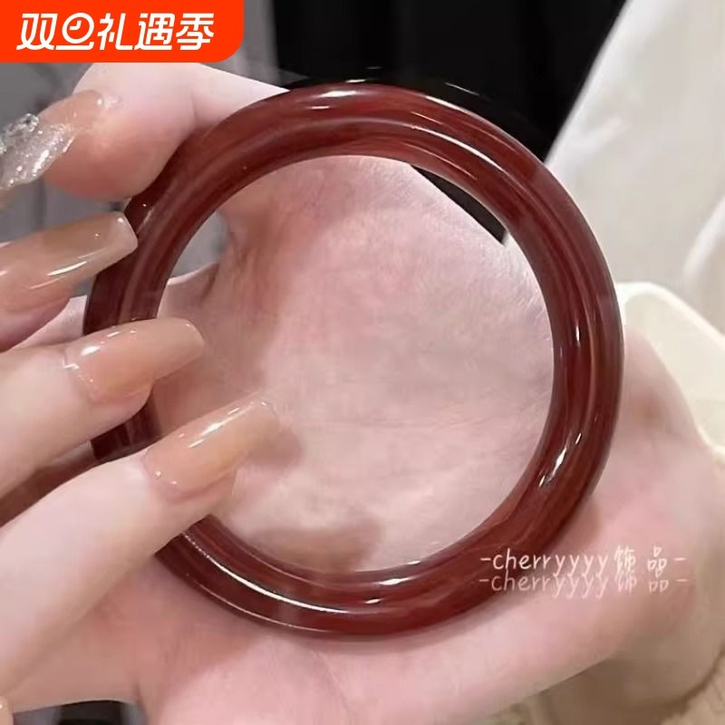 「车厘子红」本命年红色手镯新款高级感轻奢时尚精致情人节礼物