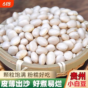 白腰豆白豆特产小白芸豆 豆米煲汤用