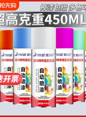 自动手摇自喷漆金属防锈家具木器汽车专用涂鸦银色黑色白色油漆罐