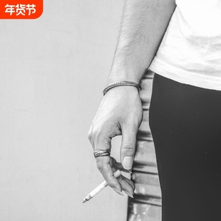 欧美复古钛钢戒指男三套圈个性戒指女信仰字母情侣对戒时尚潮配饰