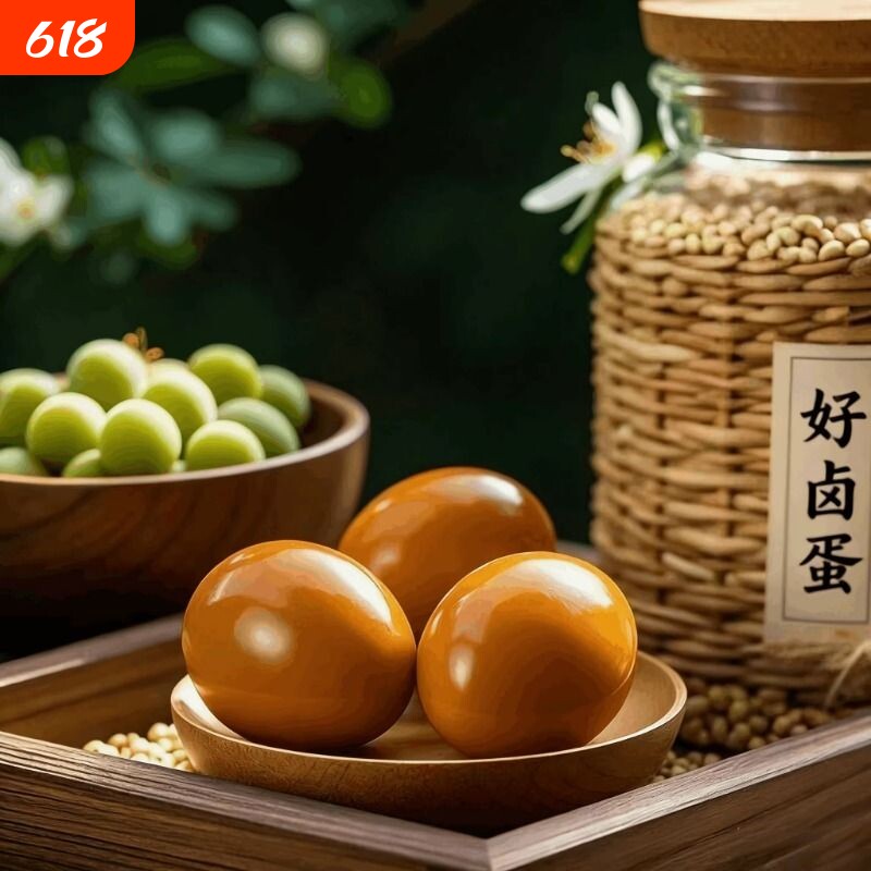 鸡蛋卤蛋即食茶叶蛋五香盐焗蛋香辣卤蛋开袋休闲零食美味鲜香小吃