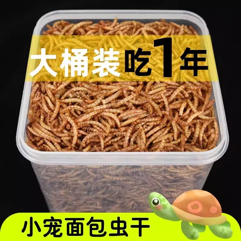 龟粮黄粉虫干仓鼠粮食刺猬金丝熊面包虫干零食用品主粮面包虫