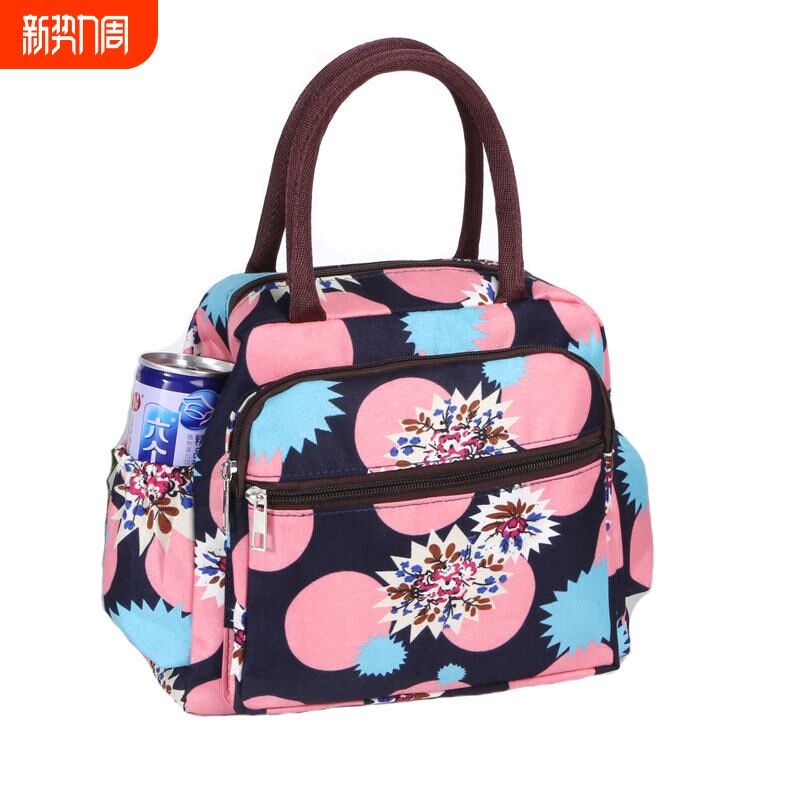 女包饭盒袋帆布手提包加厚防水便B当包妈咪牛津布手拎妈妈包小布