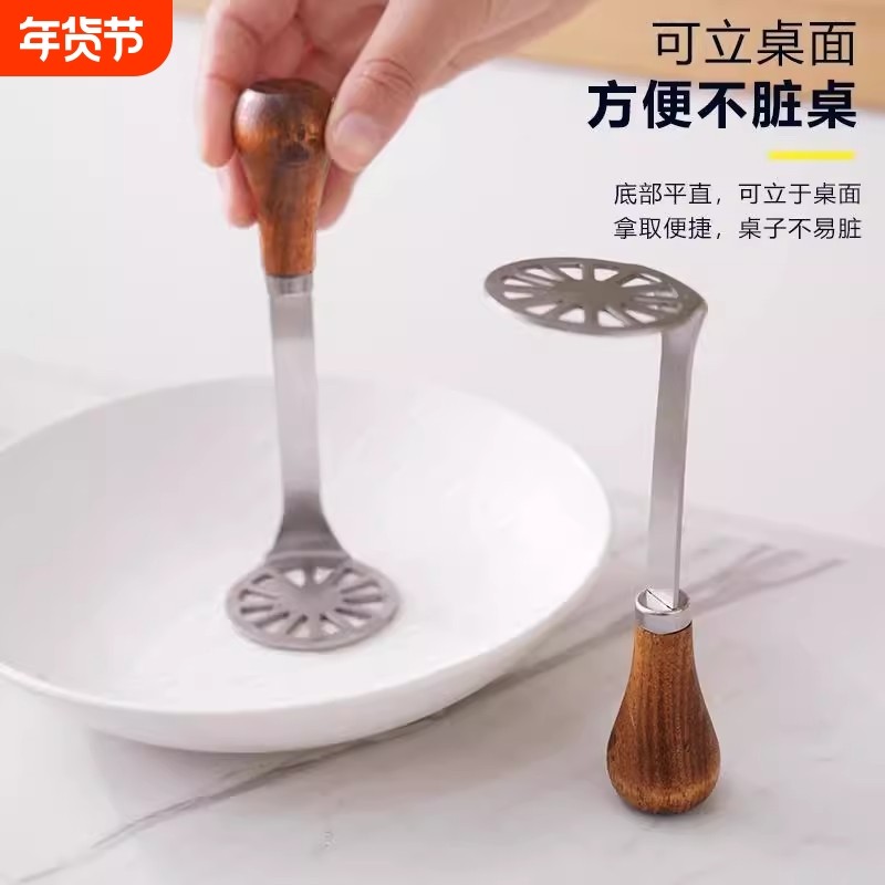 日式土豆泥压器家用婴儿宝宝辅食工具不锈钢压鸡蛋捣碎器神器泥器,厨房/烹饪用具,手用捣泥器,淘宝优惠券,粉丝福利购,淘宝优惠卷