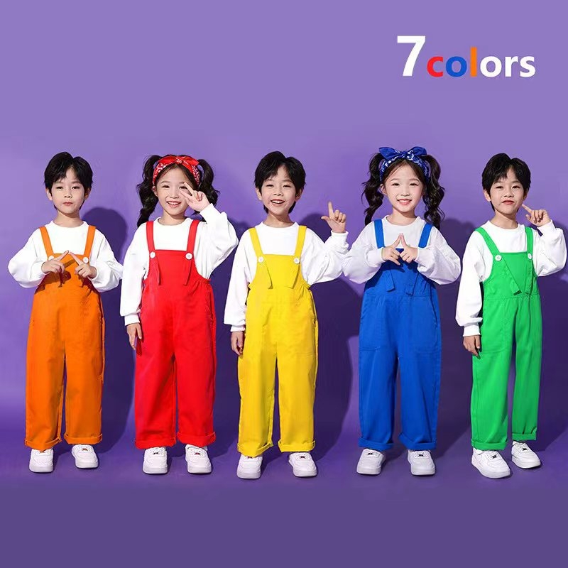 儿童合唱演出服小学生运动会开幕式入场服装班服幼儿园啦啦队表演