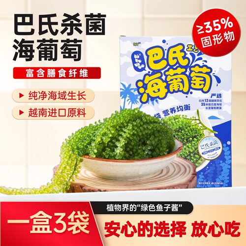 巴氏工艺海葡萄富含膳食纤维0糖