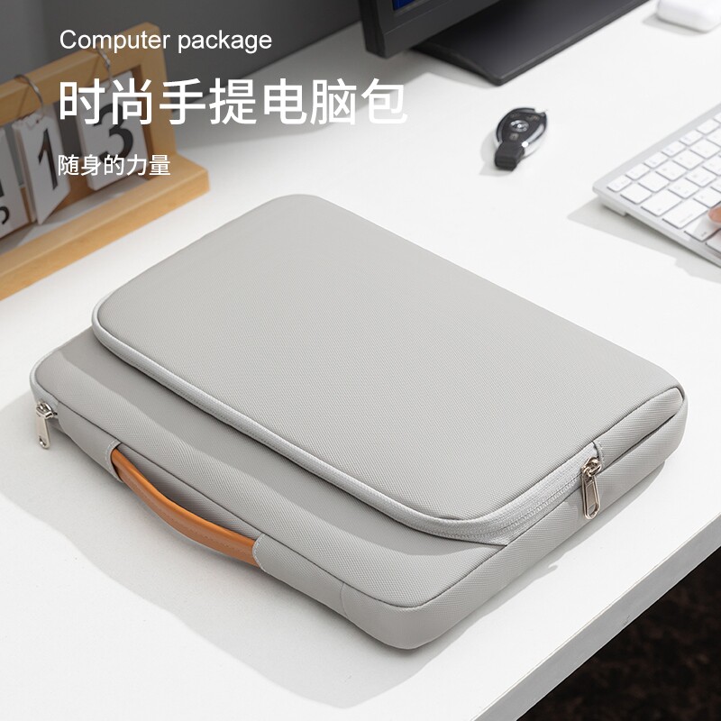 简约电脑包环保面料手提包ol通勤图片