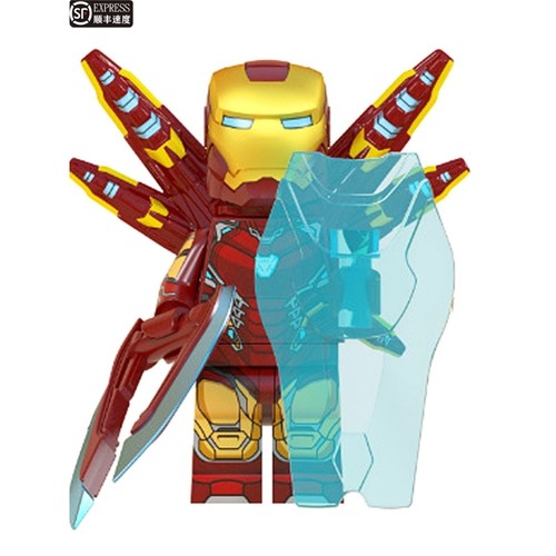 兼容乐高拼装4钢铁侠格纳库马克超级英雄积木人仔复仇者联盟玩具6