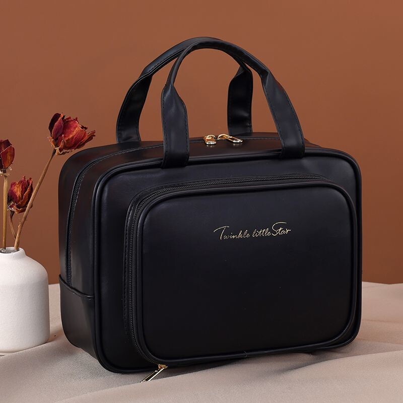 爆款高颜值大容量分类收纳手提化妆包旅行便携化妆品收纳包洗漱包