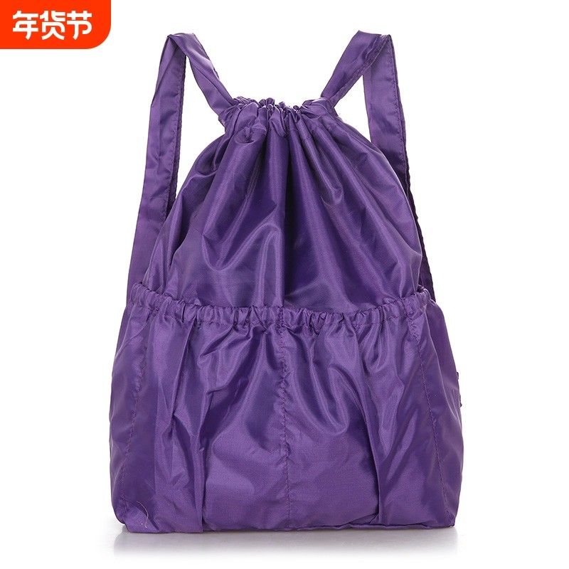 大容量防水背包女抽绳束口袋花布包中老年双肩包买菜购物袋方便袋,箱包皮具/热销女包/男包,双肩背包,淘宝优惠券,粉丝福利购,淘宝优惠卷