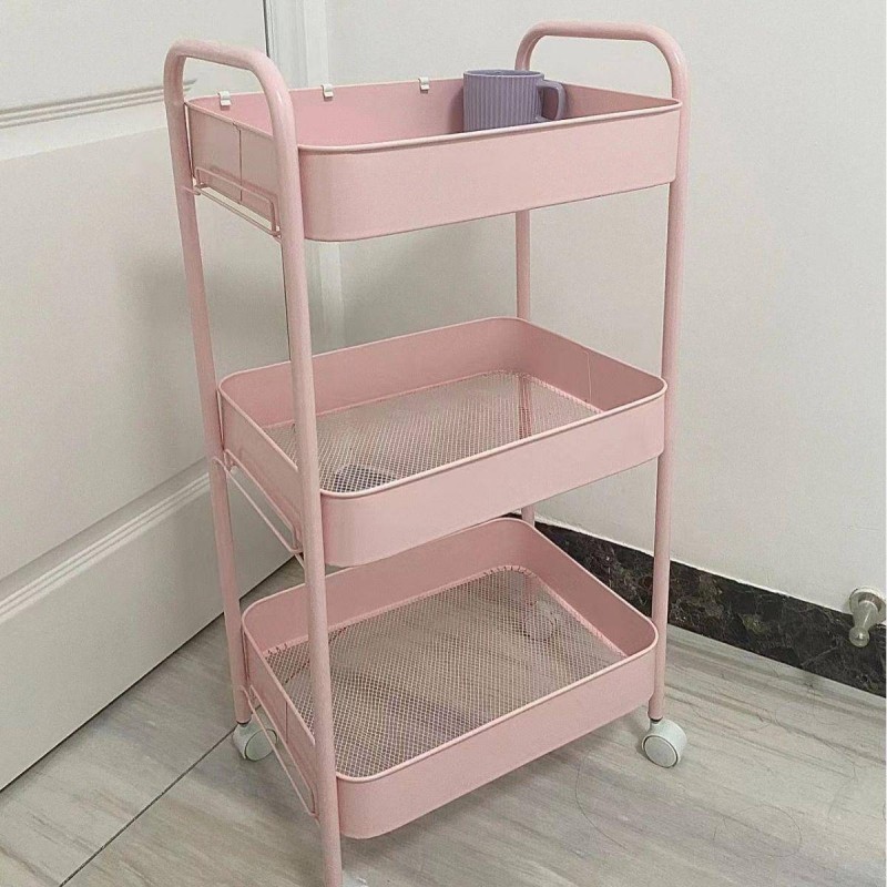 小推车置物架落地厨房卫生间浴室移动婴儿用品卧室床头零食收纳3,收纳整理,书桌收纳置物架,淘宝优惠券,粉丝福利购,淘宝优惠卷