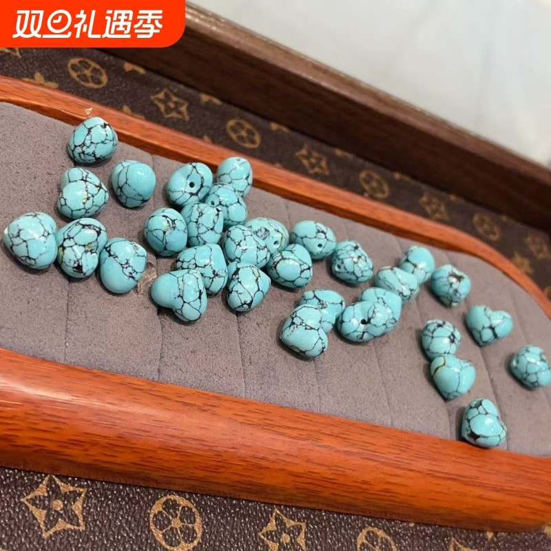 乌兰花爱心文玩 配件手工diy文玩时尚配饰佛珠手串饰品