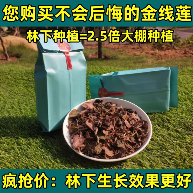 金线莲干货250g正宗福建金线莲养生茶中药材南靖土楼特级林下新货