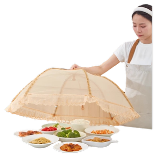 菜罩2026新款网纱家用餐桌网罩子防苍蝇剩饭盖菜遮尘罩防蚊折叠