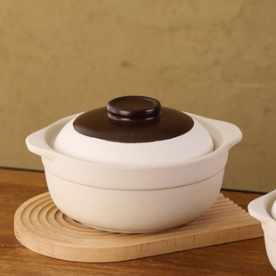 土砂锅家用煲仔饭炖锅燃气灶小沙锅陶瓷锅专用瓦煲煲汤耐高温干烧