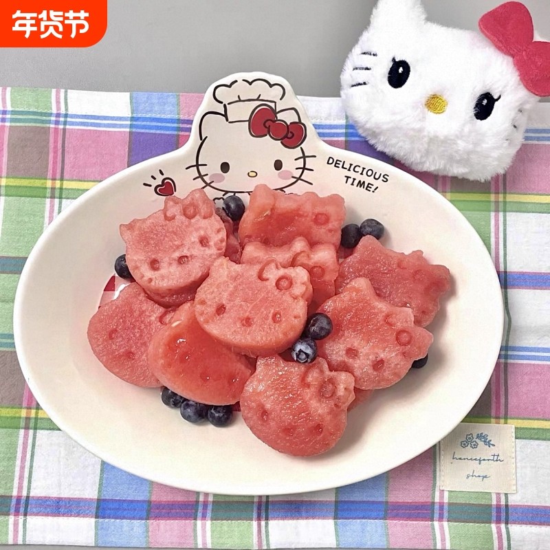 西瓜模具凯蒂猫食品级饼干磨具家用烘培专用DIY按压工具水果动物,厨房/烹饪用具,DIY模具,淘宝优惠券,粉丝福利购,淘宝优惠卷