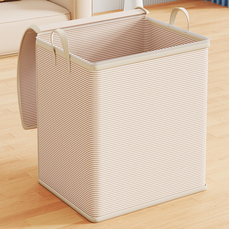 被子收纳箱家用带盖储物箱子装衣物收纳筐大容量玩具储物神器防潮