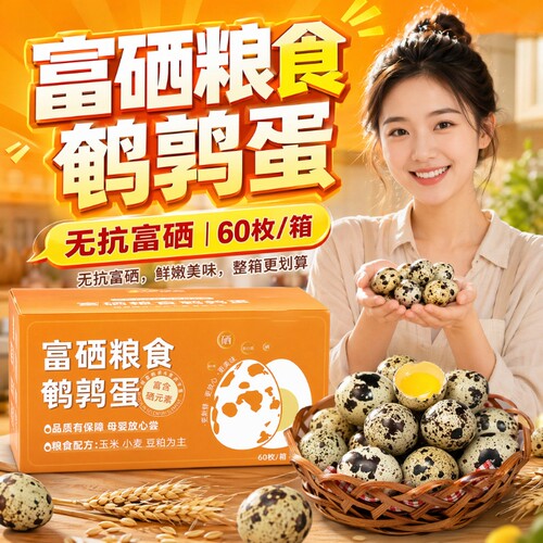 无抗富硒鹌鹑蛋礼盒送礼孕妇小孩