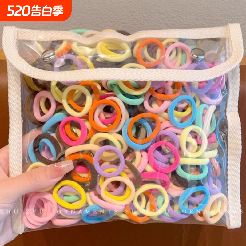 儿童小皮筋女扎头2026新款不伤发宝宝头绳女童发圈橡皮筋发绳yh