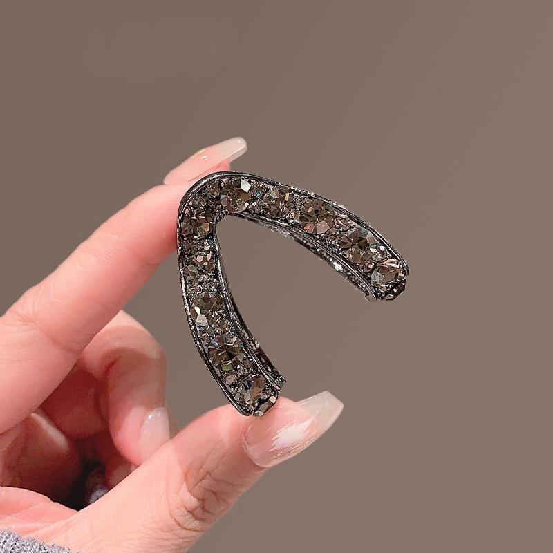 抓夹小号发量少半扎发适合短发