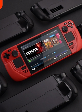 红印适用于Steam Deck oled游戏机保护壳不影响散热带支架主机充电器收纳包一体壳防摔谁SD掌机壳LCD保护套